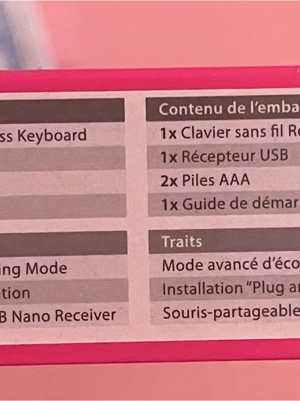 Rock Candy Pink Wireless Keyboard and Mouse Set NIB Old Stock